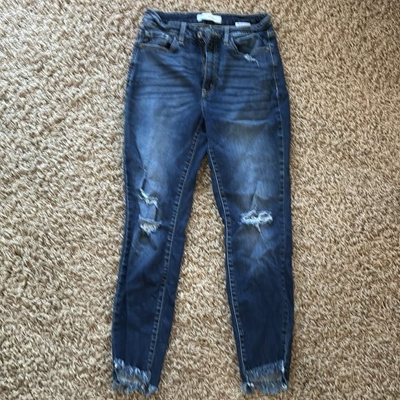 KanCan distressed skinny jeans size 9/28 - Picture 5 of 9